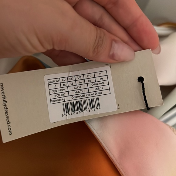 Never worn tie dye wrap dress by Never Fully Dressed (tags still on) - Picture 3 of 3